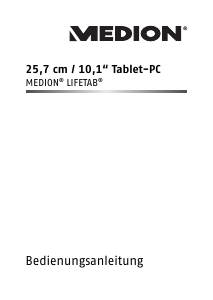 Bedienungsanleitung Medion Lifetab X10313 (MD 60877) Tablet