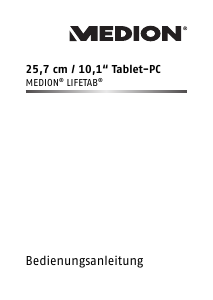 Bedienungsanleitung Medion Lifetab P10325 (MD 99715) Tablet