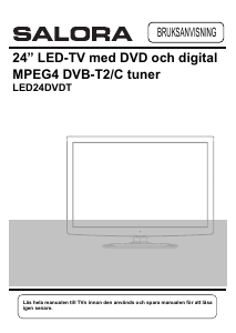 Bruksanvisning Salora LED24DVDT LED TV