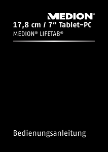 Bedienungsanleitung Medion Lifetab P7331 (MD 99981) Tablet