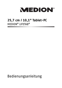 Bedienungsanleitung Medion Lifetab P10606 (MD 60526) Tablet