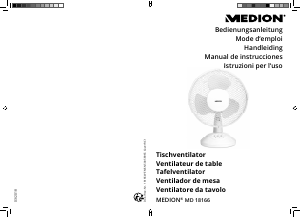 Mode d’emploi Medion MD 18166 Ventilateur