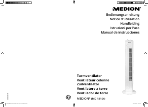 Bedienungsanleitung Medion MD 18164 Ventilator