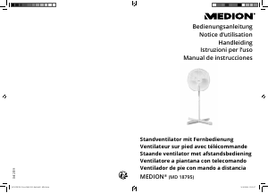 Manual de uso Medion MD 18795 Ventilador