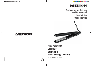 Handleiding Medion MD 16617 Stijltang