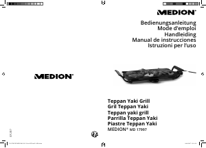 Manuale Medion MD 17997 Griglia da tavolo