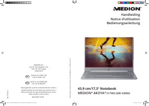 Bedienungsanleitung Medion Akoya S17402 (MD 63000) Notebook