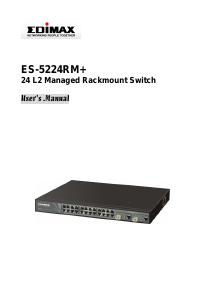 Manual Edimax ES-5224RM+ Switch