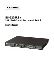 Manual Edimax ES-5224RS+ Switch