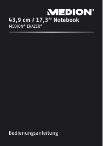 Bedienungsanleitung Medion Erazer X7833 (MD 99119) Notebook
