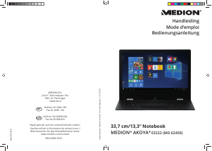 Bedienungsanleitung Medion Akoya E3222 (MD 62450) Notebook