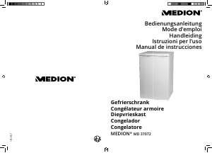 Manual de uso Medion MD 37072 Refrigerador