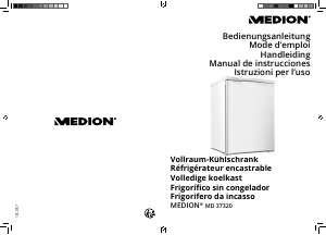 Bedienungsanleitung Medion MD 37320 Kühlschrank
