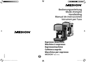 Mode d’emploi Medion MD 17115 Machine à expresso