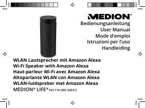 Handleiding Medion LIFE P61110 (MD 43631) Smart speaker