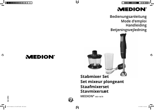 Mode d’emploi Medion MD 16478 Mixeur plongeant