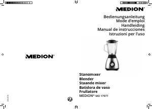 Manual de uso Medion MD 17977 Batidora