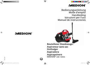 Manuale Medion MD 18004 Aspirapolvere