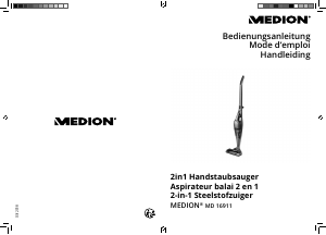 Bedienungsanleitung Medion MD 16911 Staubsauger