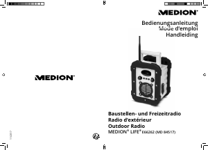 Bedienungsanleitung Medion LIFE E66262 (MD 84517) Radio
