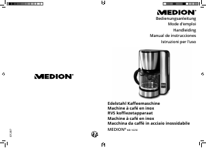 Bedienungsanleitung Medion MD 16230 Kaffeemaschine