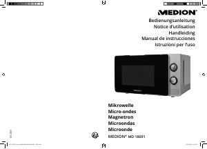 Bedienungsanleitung Medion MD 18691 Mikrowelle