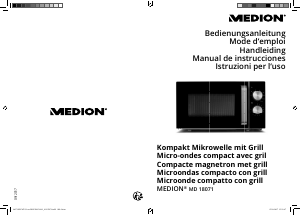 Bedienungsanleitung Medion MD 18071 Mikrowelle