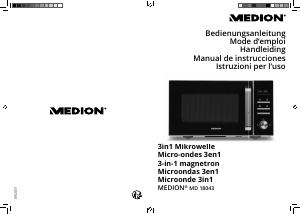 Manuale Medion MD 18043 Microonde