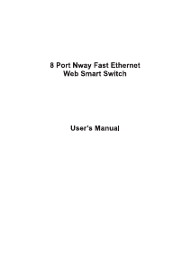 Manual Edimax ES-5808P Switch