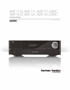 Bedienungsanleitung Harman Kardon AVR 171 Receiver