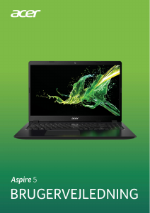 Brugsanvisning Acer Aspire A515-43 Bærbar computer