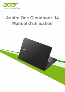 Mode d’emploi Acer Aspire One Cloudbook 1-431 Ordinateur portable