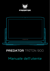 Manuale Acer Predator PT917-71 Notebook
