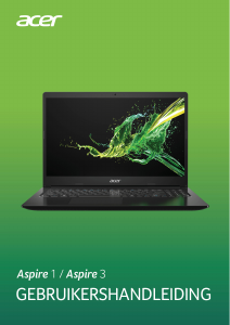 Handleiding Acer Aspire A315-22G Laptop