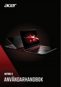 Bruksanvisning Acer Nitro AN517-51 Bärbar dator