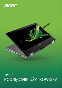 Instrukcja Acer Spin SP314-53N Komputer przenośny