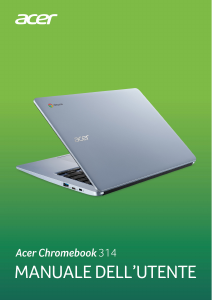 Manuale Acer Chromebook 314 C933T Notebook