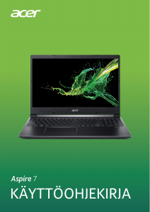 Käyttöohje Acer Aspire A715-74G Kannettava tietokone