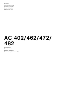 Manuale Gaggenau AC482181 Cappa da cucina