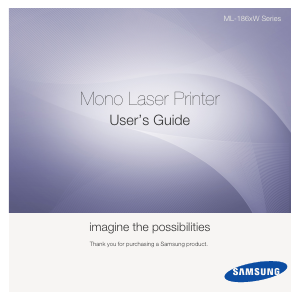Handleiding Samsung ML-1865WK Printer