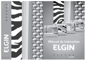 Manual Elgin Decora JX-2080 Máquina de costura