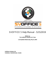 Handleiding SoilVision SVOFFICE 5