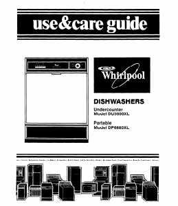 Manual Whirlpool DU5000XL0 Dishwasher