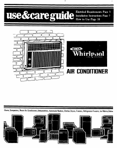 Manual Whirlpool ACE184XM1 Air Conditioner