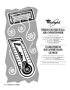 Manual Whirlpool ACE114PP0 Air Conditioner