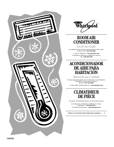 Manual Whirlpool ACE184PV0 Air Conditioner