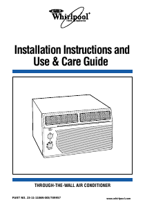 Manual Whirlpool ACE114PM0 Air Conditioner