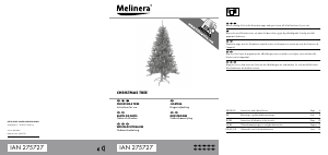 Mode d’emploi Melinera IAN 275727 Sapin de Noël