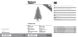 Bedienungsanleitung Melinera IAN 60497 Weihnachtsbaum