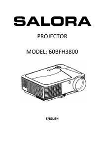 Manual Salora 60BFH3800 Projector